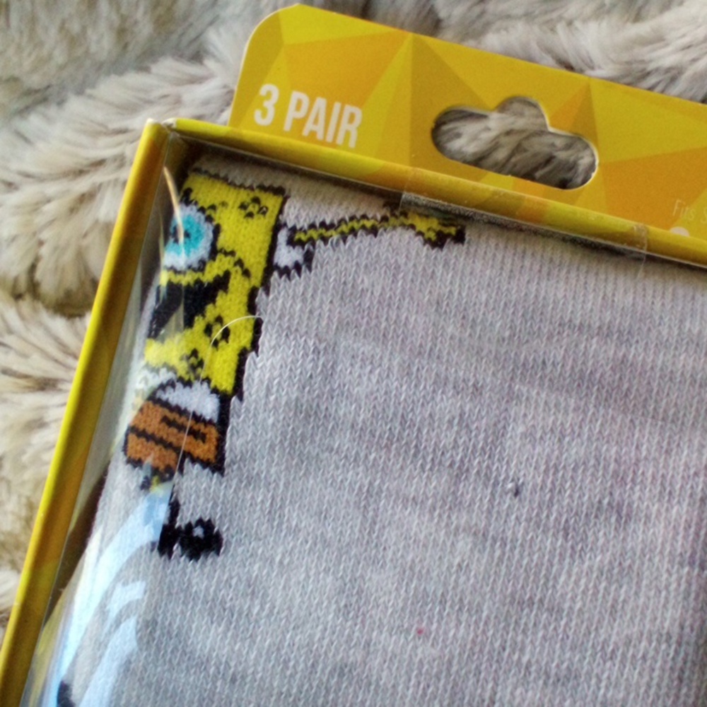 NWT🧦 SpongeBob crew socks - Picture 4 of 7